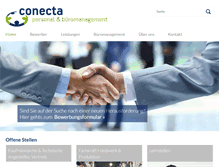 Tablet Screenshot of conecta.at